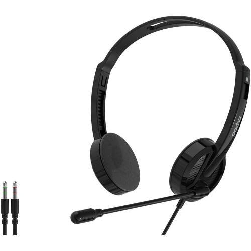 Гарнитура проводная RAPOO H102 Black