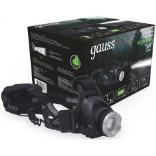 GAUSS Налобный фонарь GFL407, 5Вт [gf407]