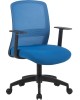 Кресло компьютерное CACTUS Кресло CS-MC333-BL, на колесиках, сетка/ткань, темно-синий