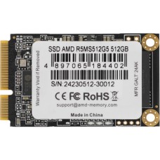 AMD Накопитель SSD SATA 512GB R5MS512G5 Radeon R5 mSATA