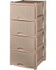 Комод KEEPLEX KL377312015 Комод Rattan четырехсекционный 50х41,5х55,5см морской песок