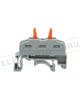 Клемма REXANT (07-6263-1-05) Клемма СМК 222-421D проходная 1-полюсная, с креплением на DIN-рейку (0,08-4 мм ), серая (5 шт./уп.)