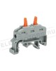 Клемма REXANT (07-6263-1-05) Клемма СМК 222-421D проходная 1-полюсная, с креплением на DIN-рейку (0,08-4 мм ), серая (5 шт./уп.)