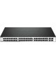 D-LINK Коммутатор DGS-1210-52MP/F (L2) 48x1Гбит/с 4xКомбо(1000BASE-T/SFP) 4SFP 48PoE 370W настраиваемый