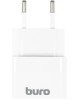 BURO Сетевое зар./устр. BUWE1 10.5W 2.1A 2xUSB универсальное белый (BUWE10S200WH)