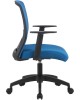 Кресло компьютерное CACTUS Кресло CS-MC333-BL, на колесиках, сетка/ткань, темно-синий