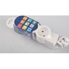 Удлинитель DUWI 32003 8 3 гн. х 5,0 м - белый