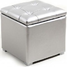 Пуф БИТЕЛ КЛАССИК серебро