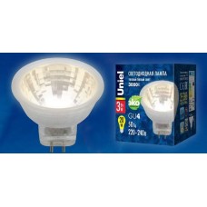 ЭЛЕКТРИКА UNIEL (UL-00001702) LED-MR11-3W/WW/GU4/220V GLZ21TR
