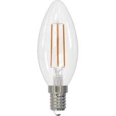 ЭЛЕКТРИКА VOLPE LED-C35-5W/3000K/E14/CL/SLF
