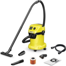 KARCHER Строительный пылесос WD 3 P S V-17/4/20 1000Вт (уборка: сухая/сбор воды) желтый