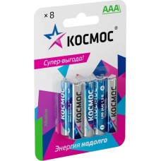 Батарейка КОСМОС KOCLR03BL8 серебро/голубой