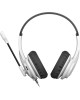 A4TECH Наушники с микрофоном HS-10 черный/белый 2м накладные оголовье (HS-10/3.5MM PLUG/BLACK + WHITE)