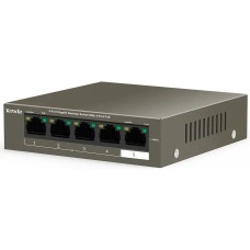 TENDA Коммутатор 5PORT 1000M 4POE TEG1105P-4-63W