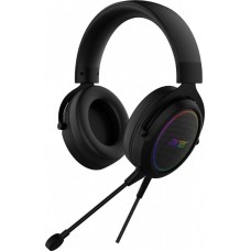 ACER Гарнитура игровая AHW120, для компьютера, мониторные, проводные, черный [zl.hdscc.01c]