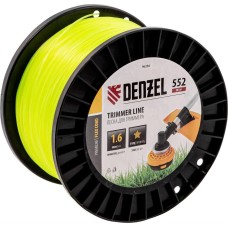DENZEL Леска для триммера звезда, 1,6мм х 552м, на DIN катушке FLEX CORD, 96284