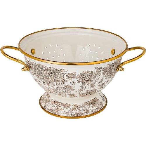 AGNESS ДУРШЛАГ ЭМАЛИРОВАННЫЙ, СЕРИЯ ROYAL GARDEN 20СМ H=14СМ D=20СМ 950-092