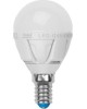 Лампа светодиодная UNIEL (UL-00002419) LED-G45 7W/WW/E14 шар Теплый белый свет