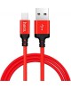 Кабель HOCO (6957531062851) X14 USB (m)-microUSB (m) 1.0м - красный/черный