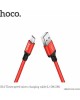 Кабель HOCO (6957531062851) X14 USB (m)-microUSB (m) 1.0м - красный/черный