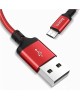 Кабель HOCO (6957531062851) X14 USB (m)-microUSB (m) 1.0м - красный/черный