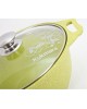 Кастрюля КУКМОР к21tsl а/пр литая 2,0л стекл/кр Trendy style lime