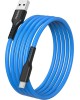 Кабель SMARTBUY (iK-12-S21bb) S21 MicroUSB синий, 2.4 А, сил., 1 м