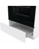 GORENJE Электрическая плита GECS6C70WC, стеклокерамика, без крышки, белый/черный