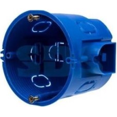 REXANT (28-3046) КОРОБКА УСТАНОВОЧНАЯ БЕТОН/КИРПИЧ, БЛОЧНАЯ 68Х45 ММ С3М3, СИНЯЯ