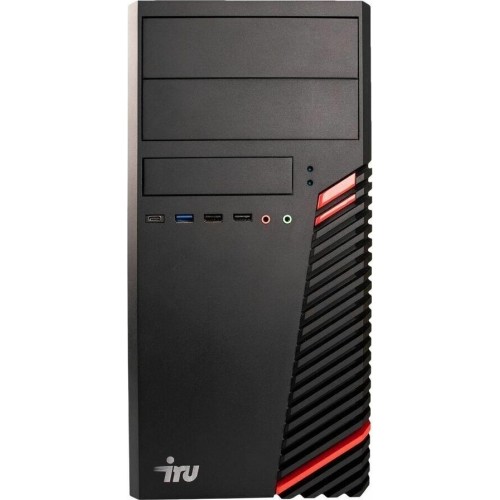 IRU Компьютер Home 310H6SM Intel Pentium Gold G7400, DDR4 8ГБ, 256ГБ(SSD), Intel UHD Graphics 710, FreeDOS, черный [1900970]