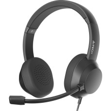 A4TECH Наушники с микрофоном Fstyler FH150U черный 2м накладные USB оголовье (FH150U BLACK)