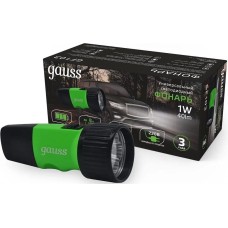 GAUSS Ручной фонарь GFL103, 1Вт [gf103]