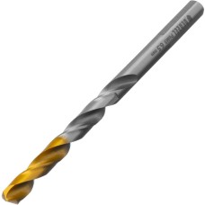 DENZEL Сверло спиральное по металлу 6,5 x 100 мм, Р6М5, Golden Tip 718236