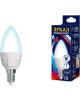 Лампа светодиодная UNIEL (UL-00002411) LED-C37 7W/NW/E14 свеча Белый свет