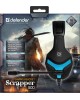 Гарнитура DEFENDER (64501) SCRAPPER 500 черный/синий