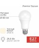 Лампа светодиодная REXANT (604-015) A60 25,5 ВТ E27 2423 ЛМ 2700 K