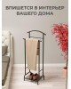 Вешалка напольная ЗМИ Римини 2 костюмная черная ВКР2 Ч