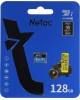 NETAC Флеш карта microSDXC 128GB NT02P500STN-128G-S P500 w/o adapter