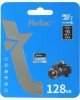 NETAC Флеш карта microSDXC 128GB NT02P500STN-128G-S P500 w/o adapter