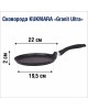 Сковорода KUKMARA Сбгги222а а/пр литая блинная 22см Granit ultra blue индукция