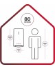 ARISTON Водонагреватель Velis Tech Inox PW ABSE 80 2.5кВт 80л электрический настенный/белый
