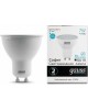 GAUSS Лампа светодиодная 7Вт цок.:GU10 рефлек. 220B 4100K св.свеч.бел.нейт. MR16 (упак.:1шт) (13627)