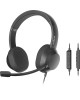 A4TECH Наушники с микрофоном Fstyler FH150U черный 2м накладные USB оголовье (FH150U BLACK)