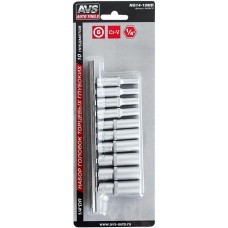 AVS TOOLS Набор головок торцевых 1/4