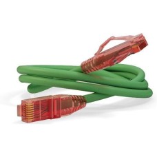 HYPERLINE Патч-корд PC-LPM-UTP-RJ45-RJ45-C5e-1.5M-LSZH-GN PC-LPM-UTP-RJ45-RJ45-C5E-1.5M UTP RJ-45 вил.-вилка RJ-45 кат.5E 1.5м зеленый LSZH (уп.:1шт) 24AWG