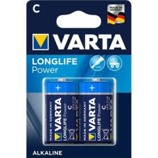 VARTA C Батарейка Longlife power LR14 BL2 Alkaline, 2 шт