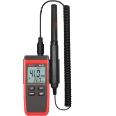 RGK Термогигрометр портативный TH-30, с поверкой, красный/ черный [778626]