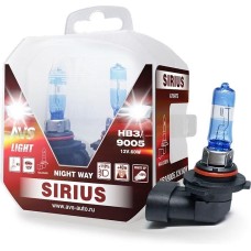 AVS Галогенная лампа SIRIUS/NIGHT WAY/ PB HB3/9005.12V.65W. 2шт