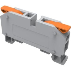 REXANT Клемма СМК 222-621D проходная 1-полюсная на DIN-рейку (1-6 мм²) серая (60 шт/уп)