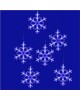 Гирлянда UNIEL (UL-00007336) ULD-E1503-072/DTA BLUE IP20 SNOWFLAKES-3 Занавес фигурный светодиодный Гирлянда UNIEL (UL-00007336) ULD-E1503-072/DTA BLUE IP20 SNOWFLAKES-3 Занавес фигурный светодиодный
